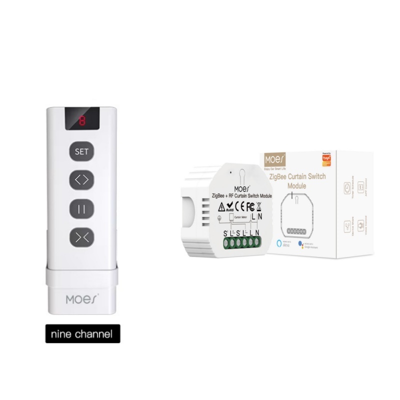 Curtain Motor - MOES ZigBee Modul Sakelar Tirai RF433
