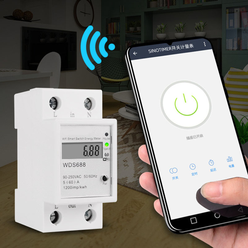 Smart Home Energy App - WDS688 WiFi cerdas meteran energi fase