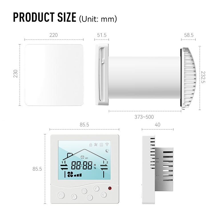 Smart Home Energy App - Sistem Ventilator Pemulihan Panas (ERV) Layar