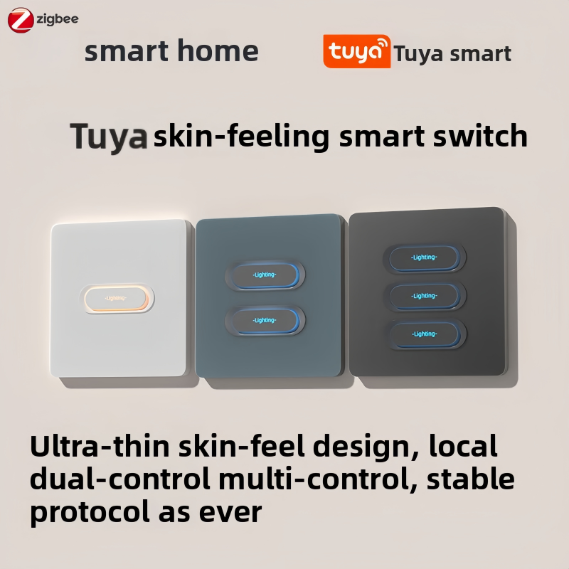 Smart Home Voice Control - Tuya Zigbee Saklar Tombol Cerdas Kontrol