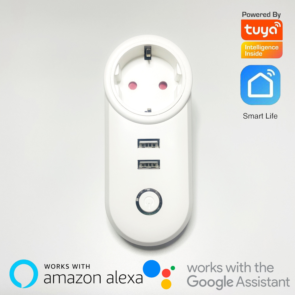 1 buah colokan daya WIFI 2.4G, - Smart Home Energy App ulasan dan harga