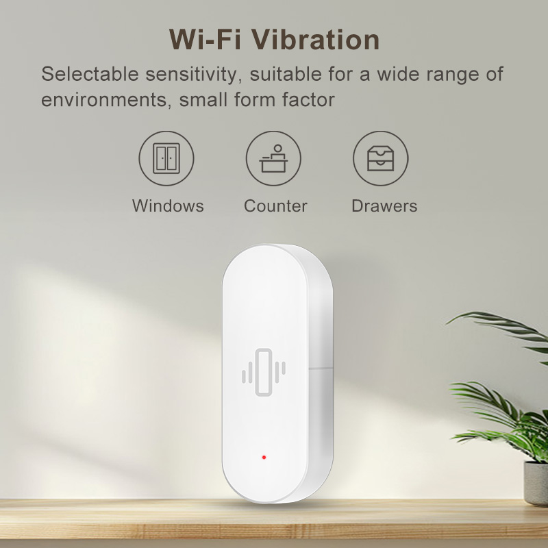 Sensor Getaran WiFi Tuya, Dete - Smart Home Living ulasan dan harga
