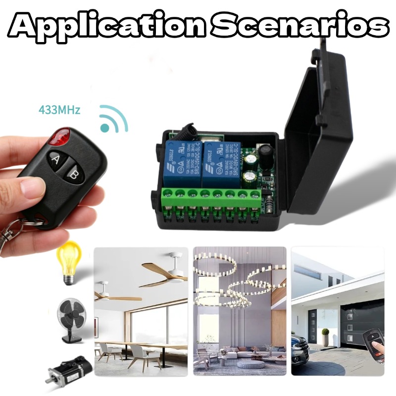 AC 110V 220V RF 433 Saklar Rem - Curtain Motor ulasan dan harga