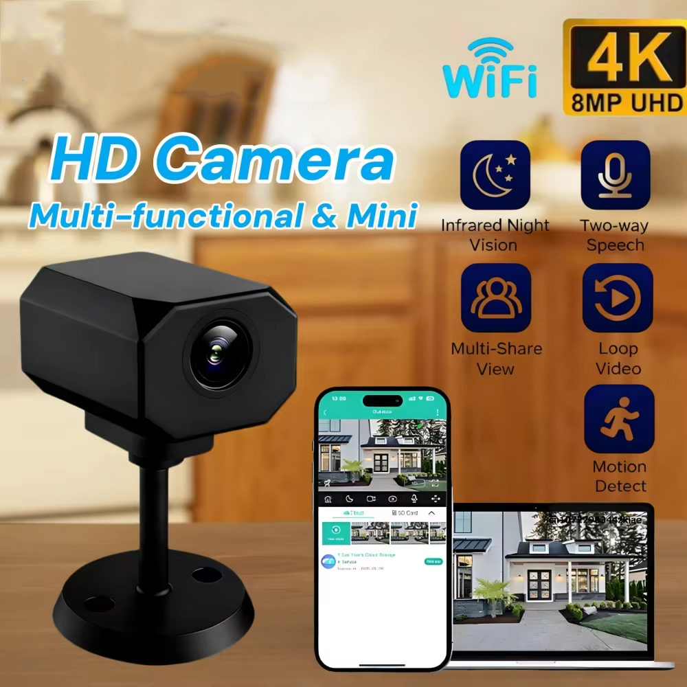 Kamera Keamanan WiFi 4K HD unt - Smart Home Design ulasan dan harga
