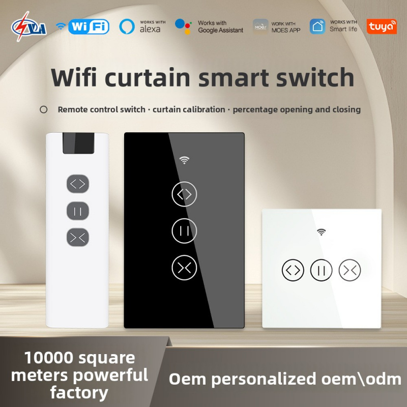Saklar Tirai WiFi - Kontrol Ja - Curtain Motor ulasan dan harga