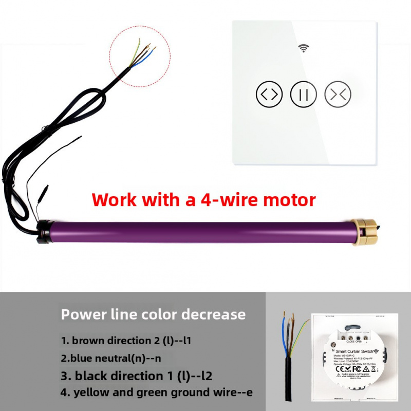 Saklar Tirai WiFi - Kontrol Ja - Curtain Motor ulasan dan harga
