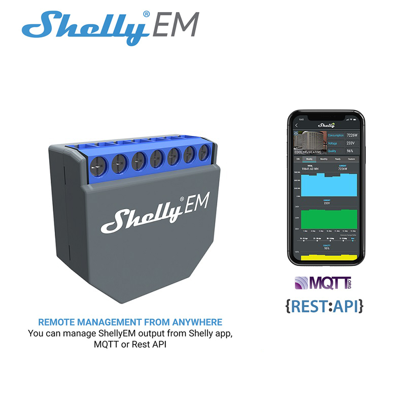 SHELLY EM Wifi Smart Life Cont - Smart Home Voice Control ulasan dan harga