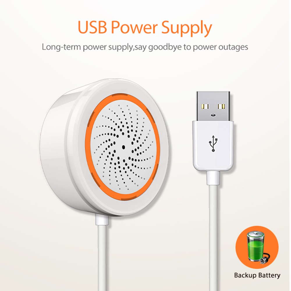 Coolcam Tuya Zigbee Alarm Sire - Smart Home Living ulasan dan harga