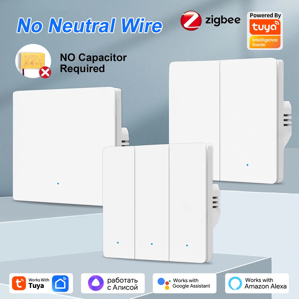 Smart Life ZigBee Saklar Tombo - Smart Home Voice Control ulasan dan harga