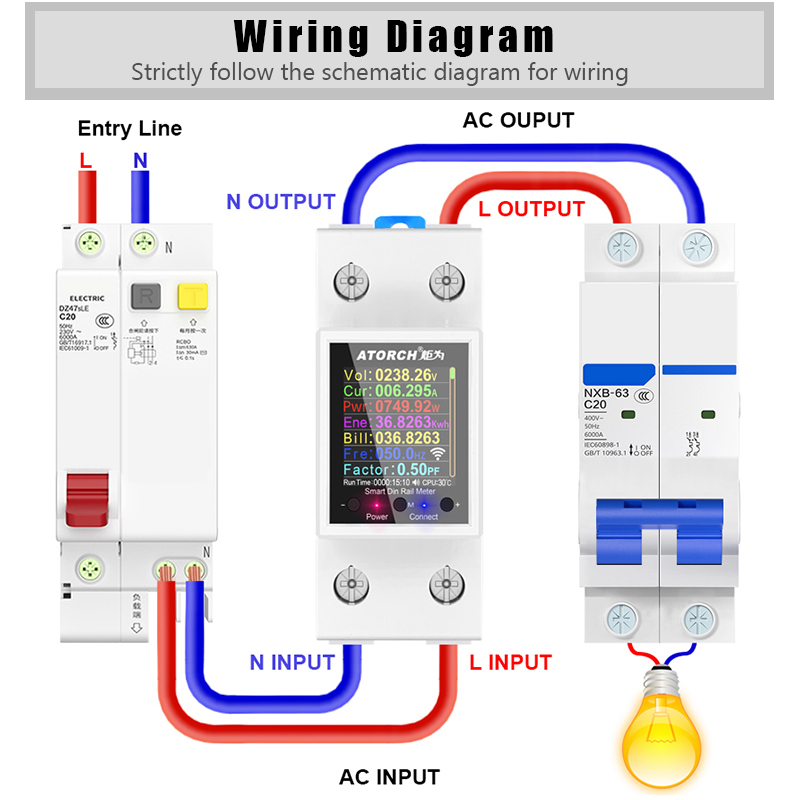 ‌ GR2PWS Tuya WiFi Smart Din R - Smart Home Energy App ulasan dan harga