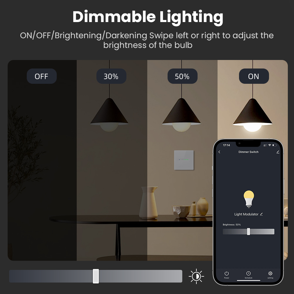AVATTO WiFi 1/2 Gang Smart Dim - Smart Home Design ulasan dan harga
