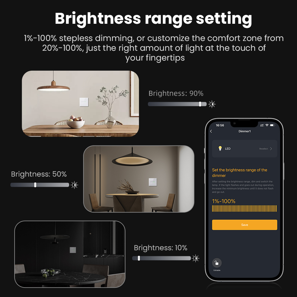 AVATTO WiFi 1/2 Gang Smart Dim - Smart Home Design ulasan dan harga