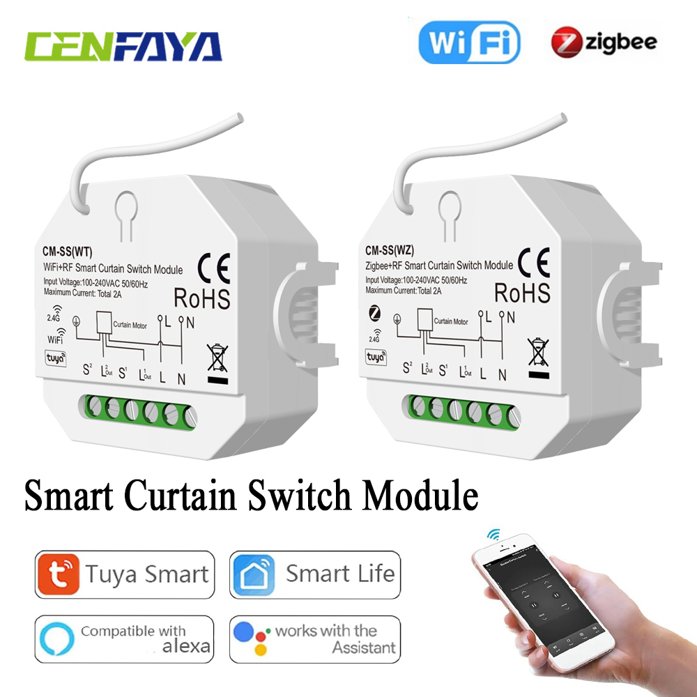 Saklar Tirai Pintar untuk Moto - Smart Home Voice Control ulasan dan harga