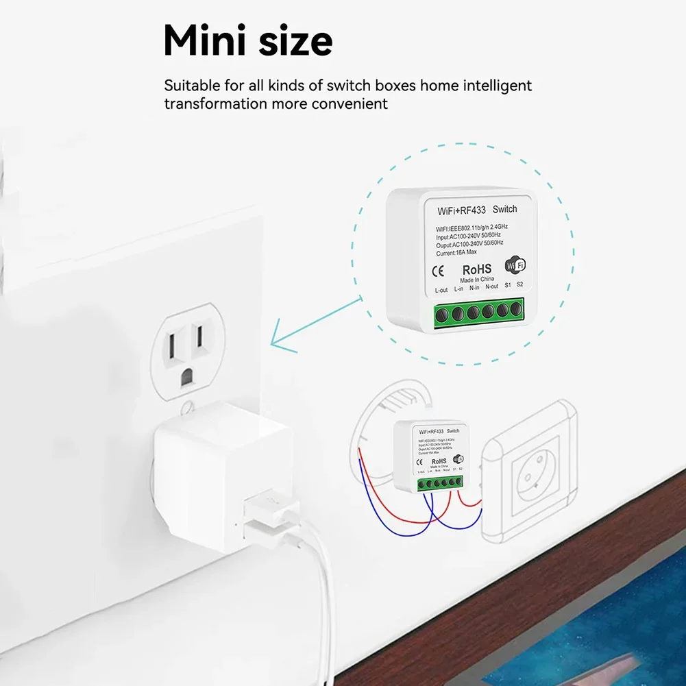 Modul Kontrol Suara WiFi RF433 - Smart Home Voice Control ulasan dan harga