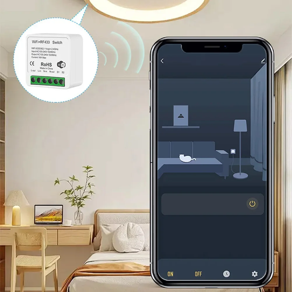 Modul Kontrol Suara WiFi RF433 - Smart Home Voice Control ulasan dan harga