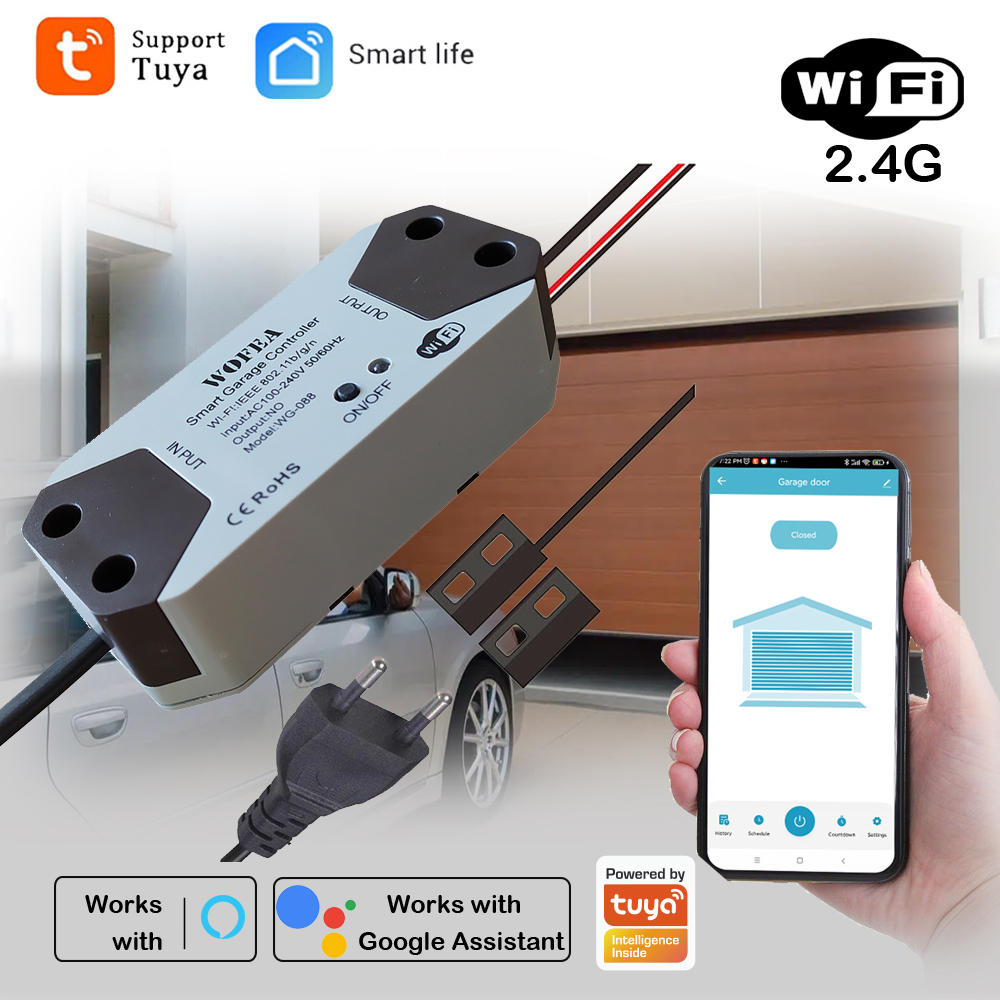 Pengontrol pembuka pintu garas - Smart Home Living ulasan dan harga