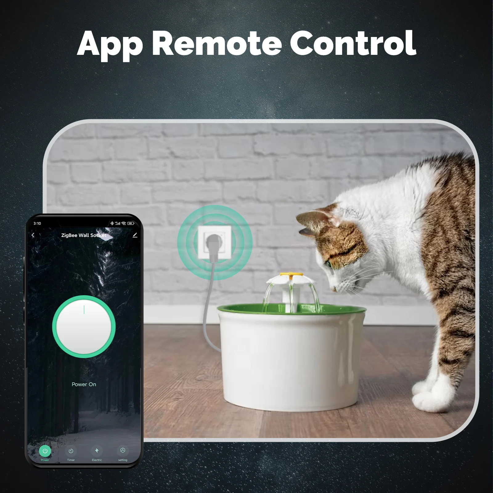 MOES Tuya ZigBee Soket Dinding - Smart Home Energy App ulasan dan harga