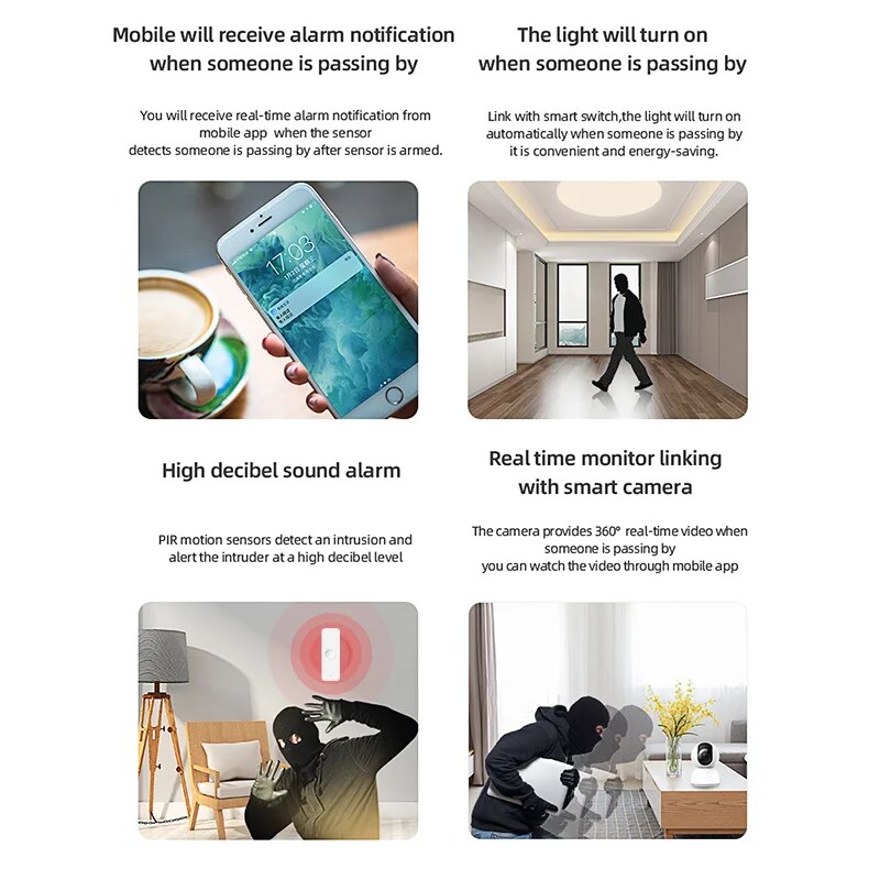 Zigbee PIR Sensor gerak WiFi,  - Smart Home Blog ulasan dan harga