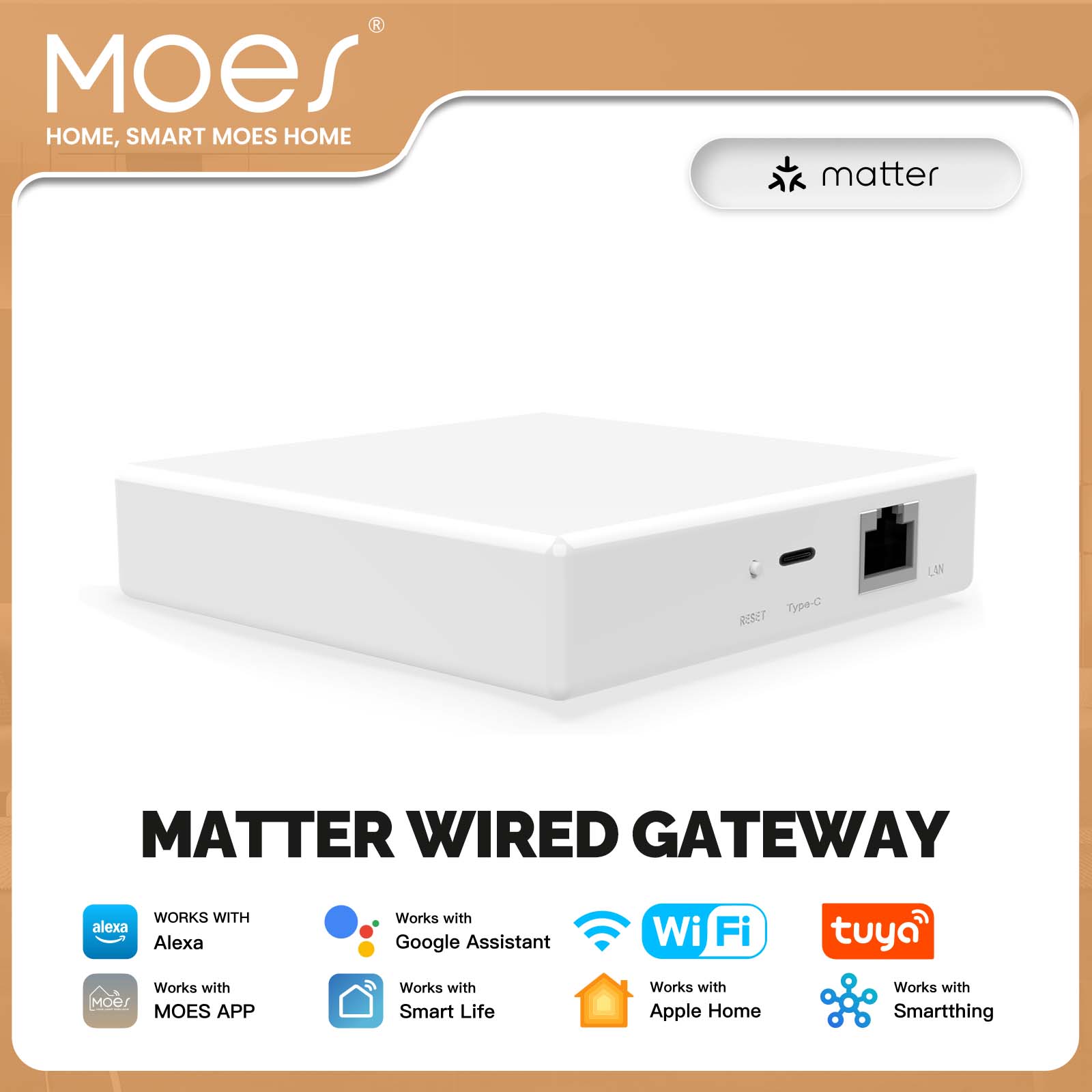 MOES Tuya ZigBee Matter Thread - Smart Home Living ulasan dan harga