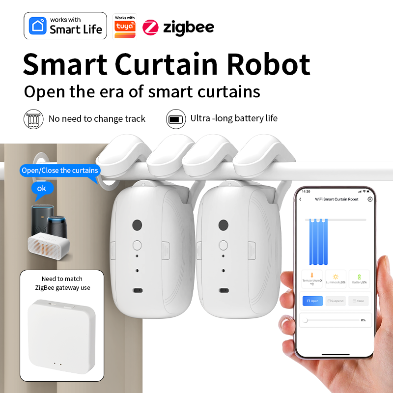Robot Penggerak Tirai Pintar Z - Smart Home Devices ulasan dan harga